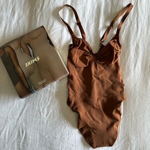 SKIMS Brown One Piece